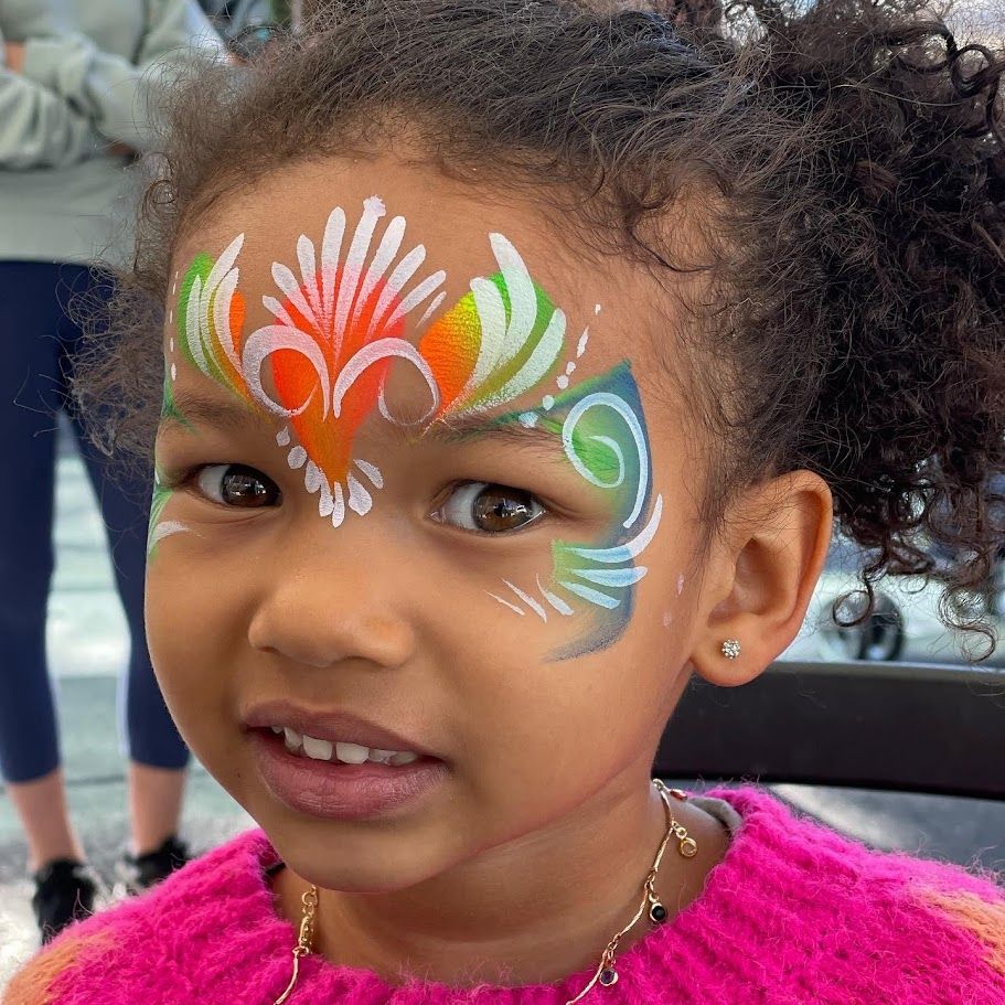 Face painting for kids birthday party Los Angeles by Bilyana